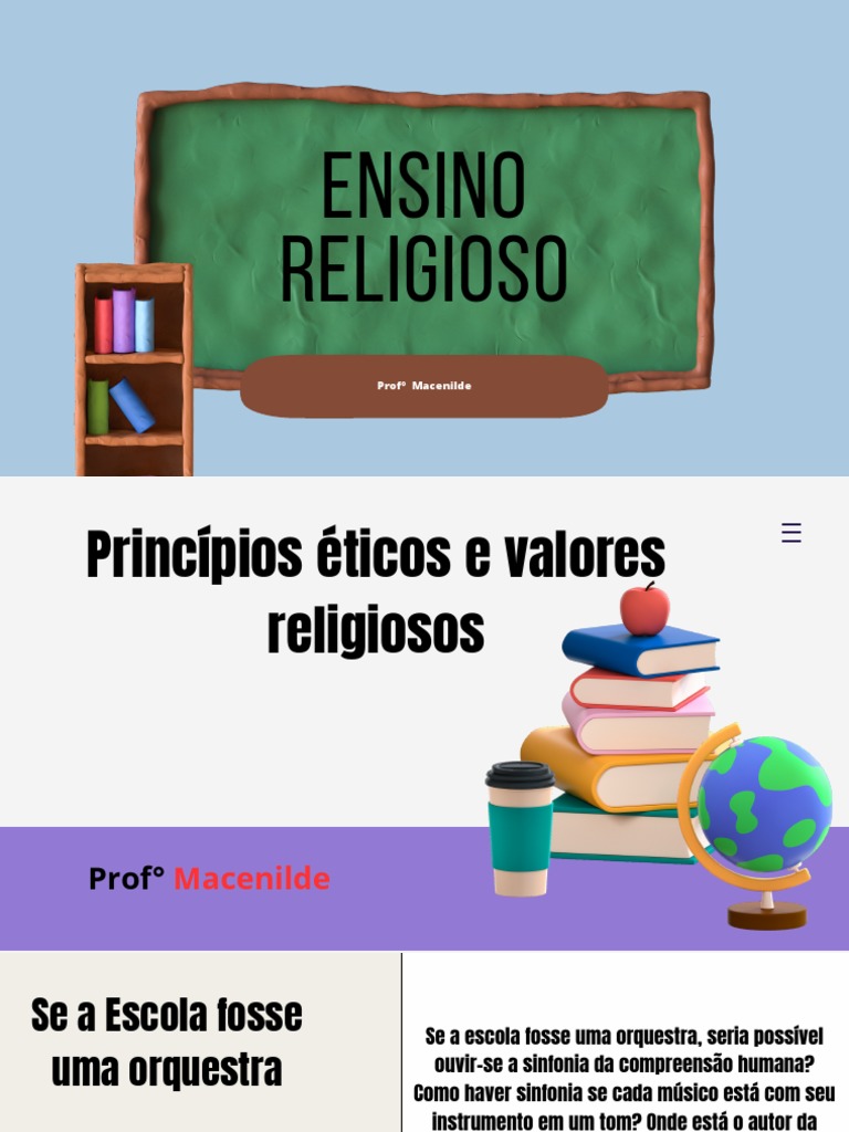 Princípios éticos e valores religiosos na escola | PDF | Moralidade