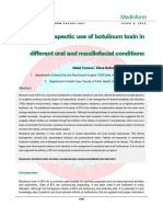 Botulinum Toxin for Oral and Maxillofacial Conditions