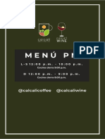 Menu PM 14 de Noviembre - Español