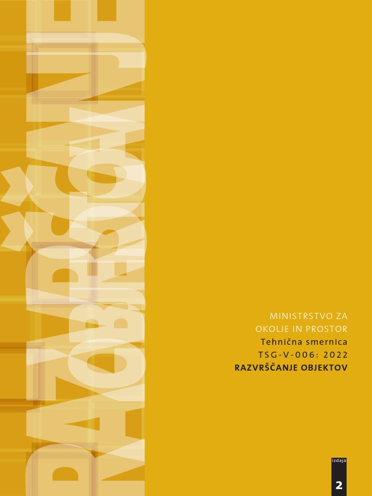 TSG-V-006 2022 Razvrscanje Objektov | PDF