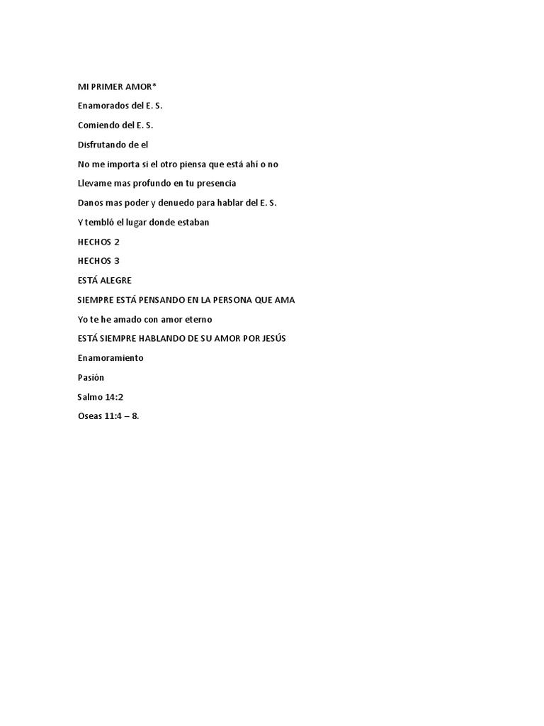 Mi Primer Amor PDF