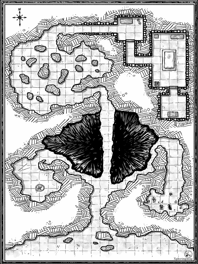 Dungeon 1 1inch grid pdf