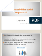 Segunda Presentación de Responsabilidad Social Empresarial