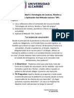 Unidad 2 Actividad 4 Estrategias de Lectura, Niveles y Tipos de Lengua Aplicación Del Método Lectura EPL-Triple R