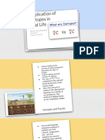 Applications of Isotopes