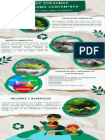 Infografía Cuidado Del Medio Ambiente Moderno Verde