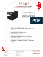 Impresora térmica frontal TP-300F