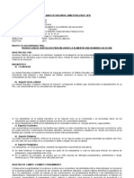 Planificación anual bimestralizado 2016 para la producción de hortalizas