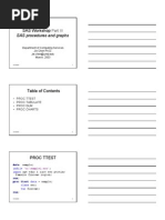 Introduction To Sas Procedures: 3