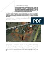 Informe Final para Obra Civil