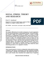 Social Stress - Theory and Research - Artigo