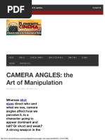 CAMERA ANGLES The Art of Manipulation