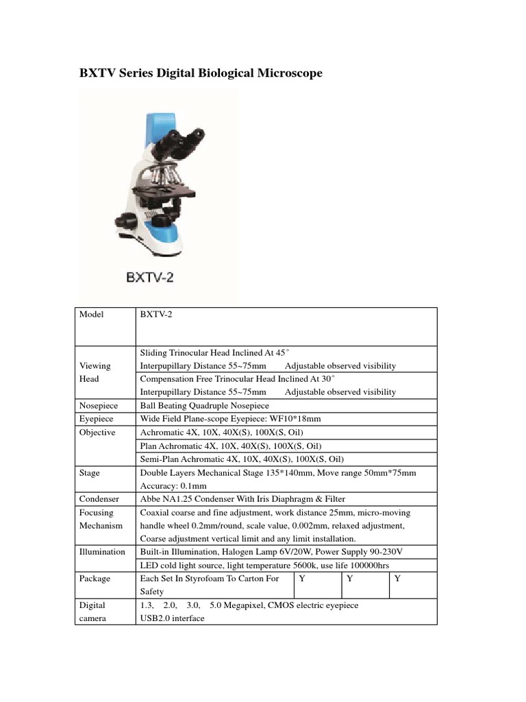 Microscope Binoculaire Digital | PDF