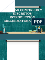 SISTEMAS CONTINUOS Y DISCRETOS INTRODUCCIÓN