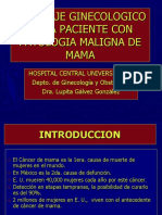 Abordaje Giencologico de La Paciente Con Antecedente de Cancer de Mama