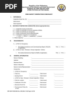 Fire Safety Maintenance Report Sample | PDF | Firefighting | Fire Safety