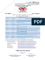 Calendario actividades secundaria febrero 2022