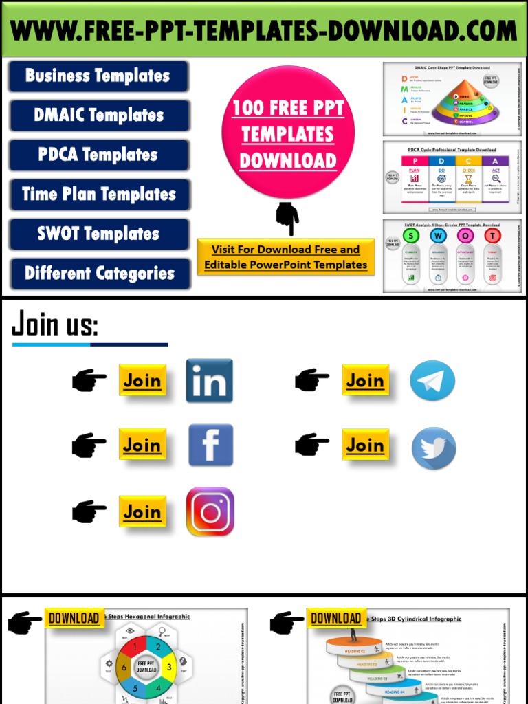 Free PPT Templates Download v1.0 | PDF | Microsoft Power Point | Writing