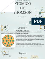 Modelo Atômico de Thomson