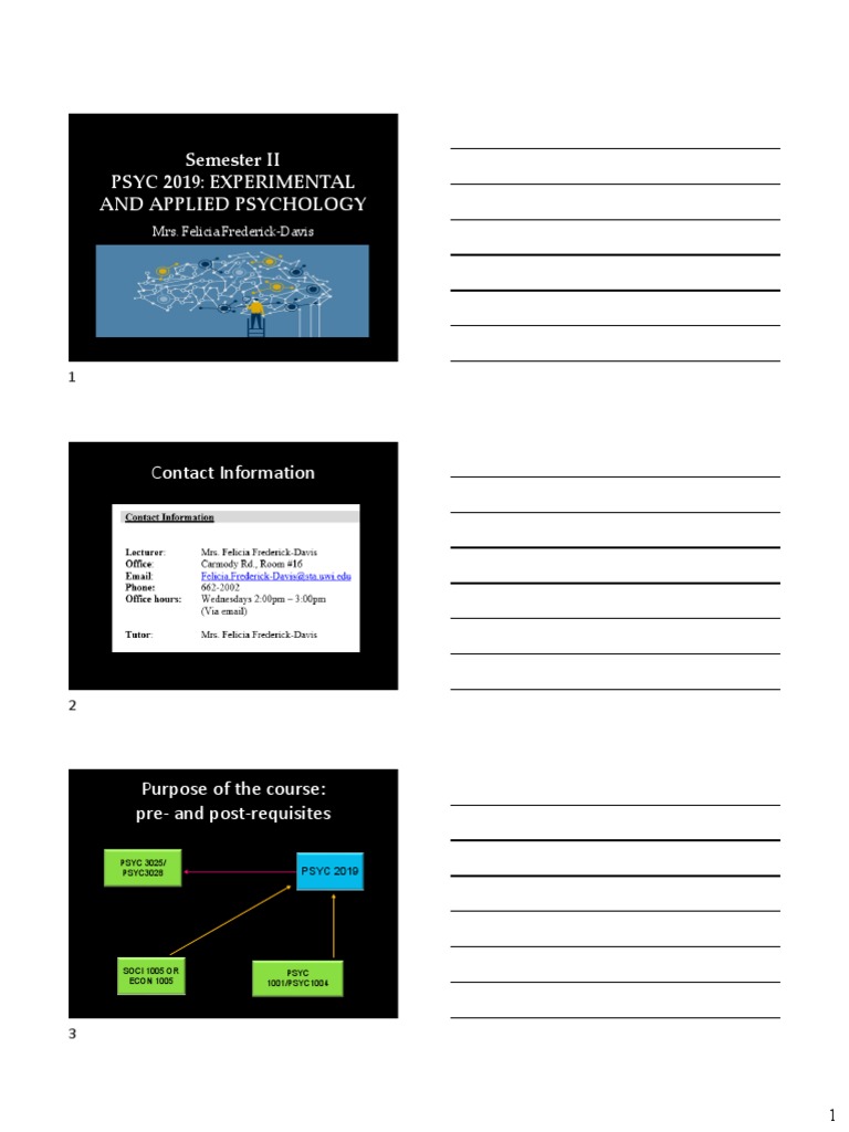 Lecture 1 Summary Notes | PDF | Science | Psychology