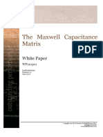 The Maxwell Capacitance Matrix WP110301 R02