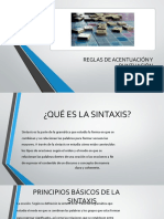 Sintaxis, Acentuación