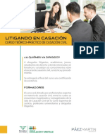 Brochure CURSO CASACIÓN
