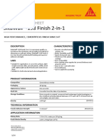 SikaWall-198 Finish 2-In-1-Product Data Sheet