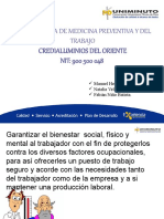 Subprograma de medicina preventiva y del trabajo