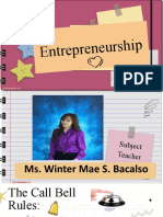 Entrepreneurship Intro