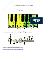 Escalas Maiores e Relativas 2º Ano