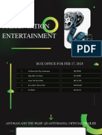 Black Green Gradient Company Profile Talking Presentation