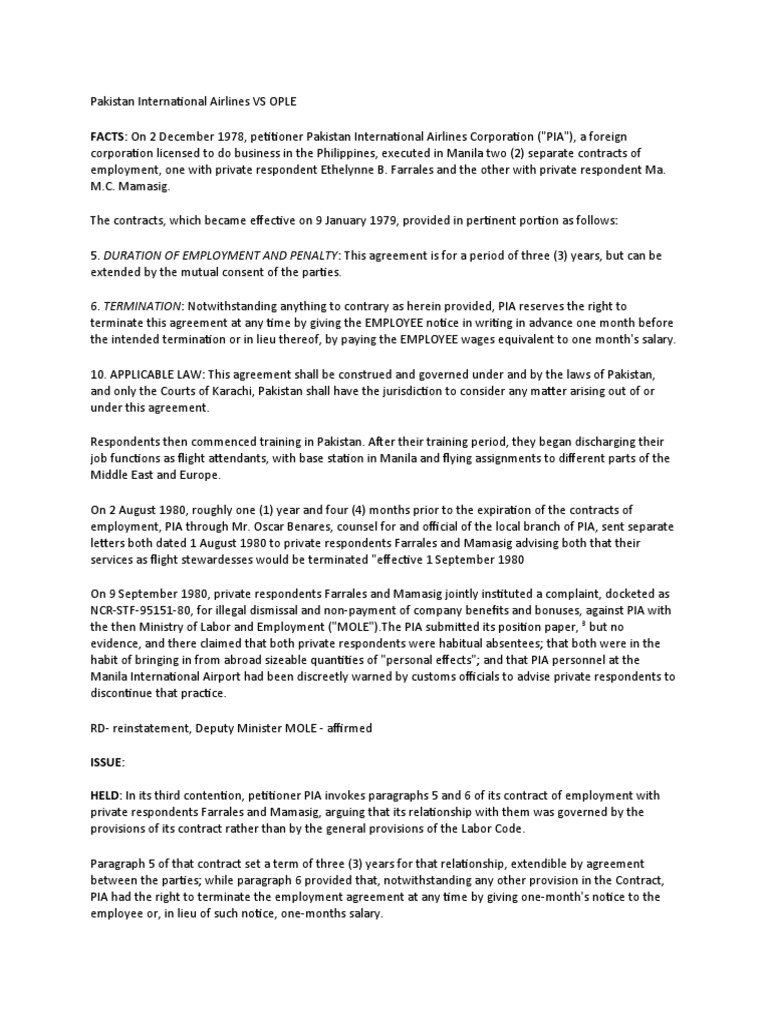 Cases 10 PDF Employment Labour Law