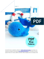 Baby Whale Crochet Amigurumi PDF Free Pattern