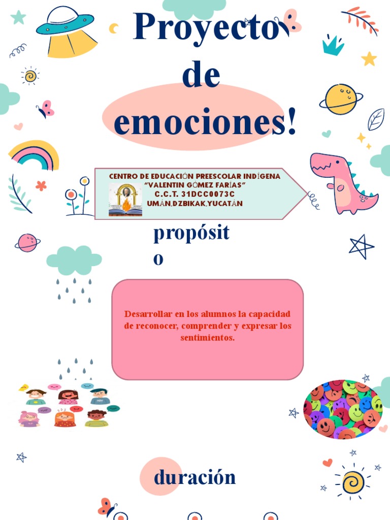 Proyecto de Emociones en Preescolar | PDF | Las emociones