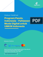 Silabus - Pahlawan Muda Digital Untuk UMKM Indonesia (Pandu Indonesia)