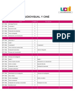 2018 Comunicacion Audiovisual y Cine