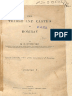 RELIG-IE-Indo-Antrop-TRIBES & CASTES OF BOMBAY-1-ENTHOVEN - Livro