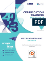 Certification Training Program Schedule 2023
