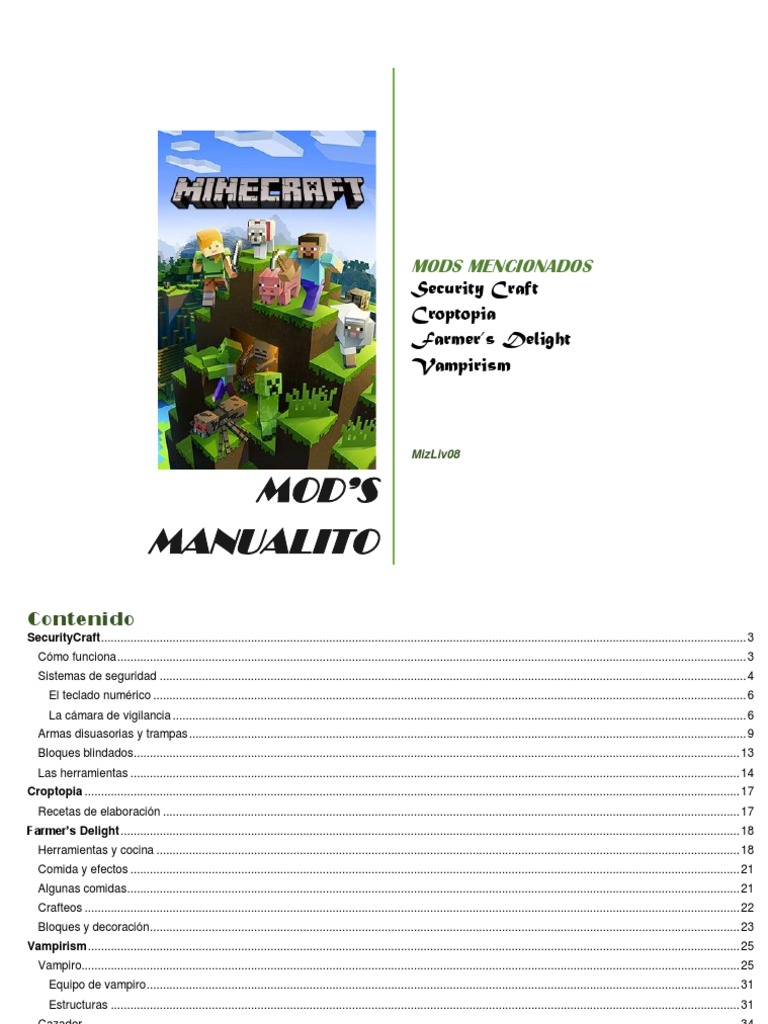 Guía del Mod Vampirism en Minecraft | PDF | Contraseña | Vampiros
