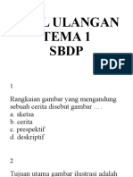 Soal Ulangan SBDP Tema 1