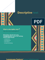 Descriptive Text Guide