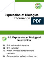 Expression of Biological Information
