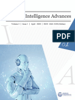 Artificial Intelligence Advances - Vol.2, Iss.1 April 2020