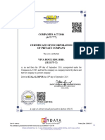 Companies Act 2016 (ACT 777) Certificate of Incorporation of Private Company