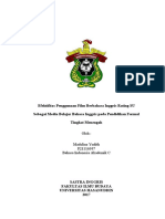 Film Berbahasa Inggris Rating Semua Umur Sebagai Media Belajar Bahasa Inggris Pada Pendidikan Formal