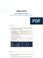 Data Manipulation With Python