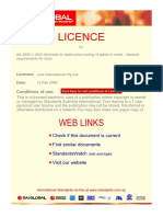 AS 2205.1-2003 Methods for destructive testing of welds in m