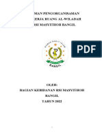Pedoman Pengorganisasian R. Al-Wiladah