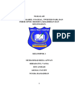 Makalah TLJ (Kabel Fo, Twisted Pair, Dan Coaxial)